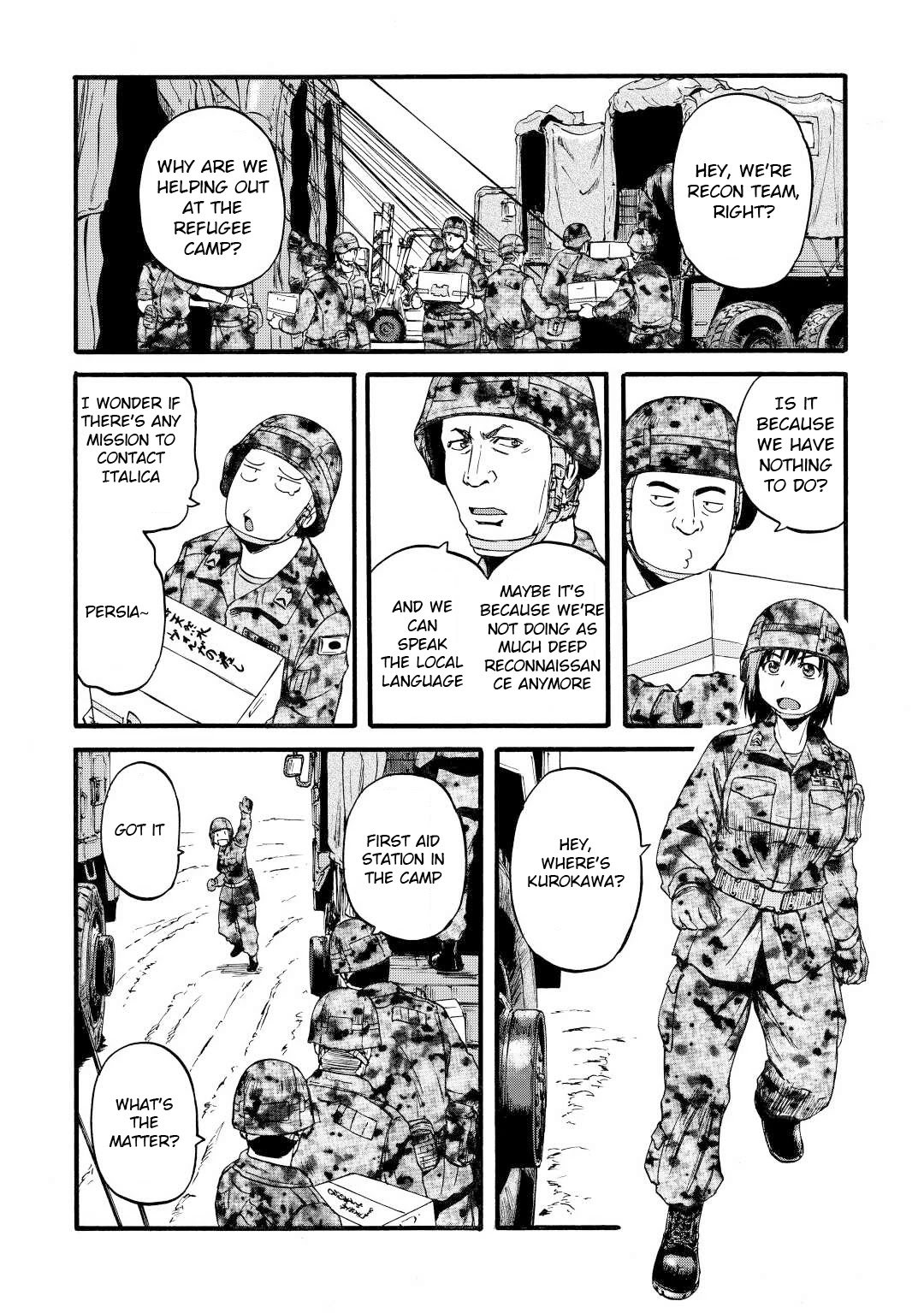 Gate – Jietai Kare no Chi nite, Kaku Tatakeri Chapter 108 - Page 34
