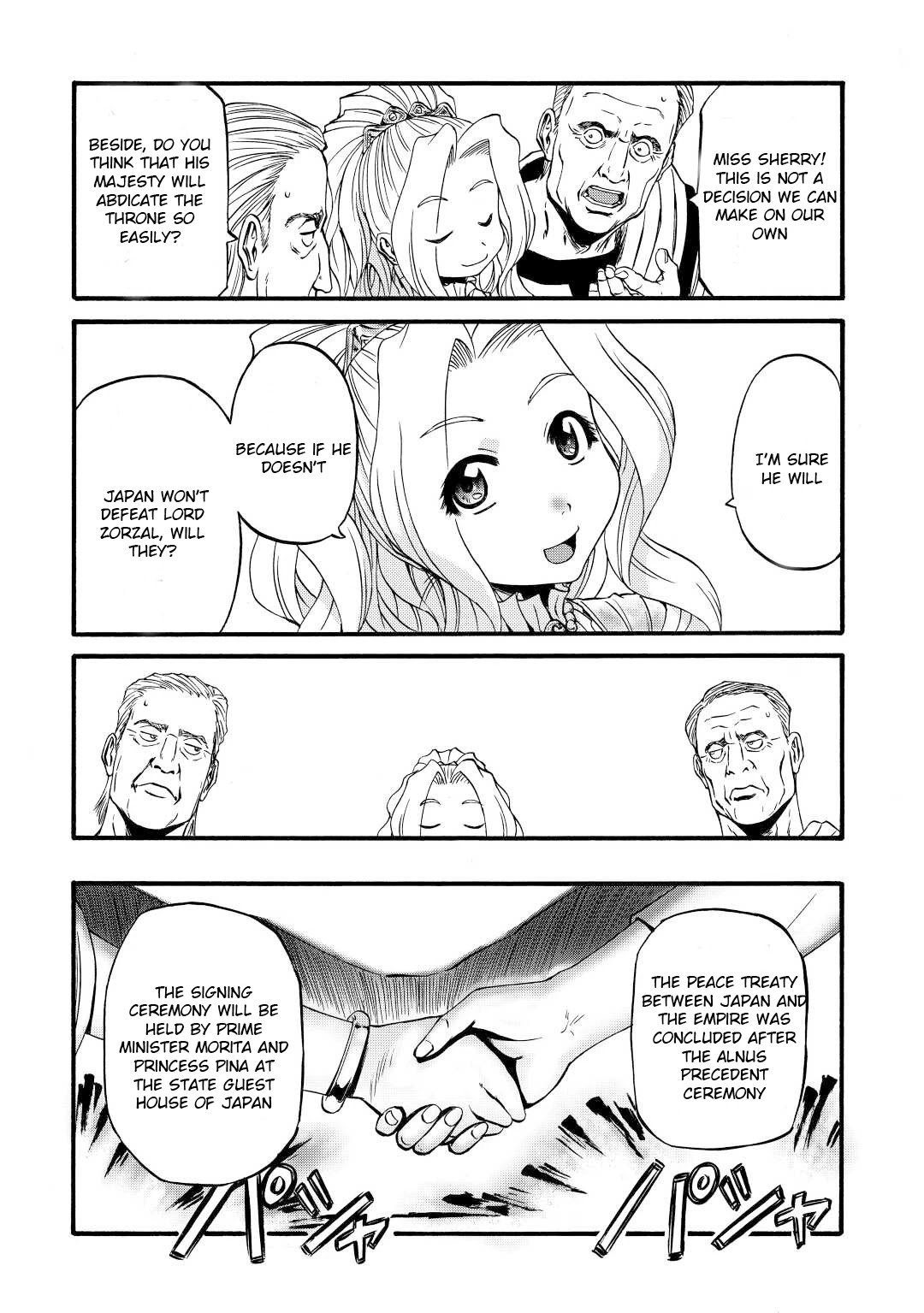 Gate – Jietai Kare no Chi nite, Kaku Tatakeri Chapter 110 - Page 17