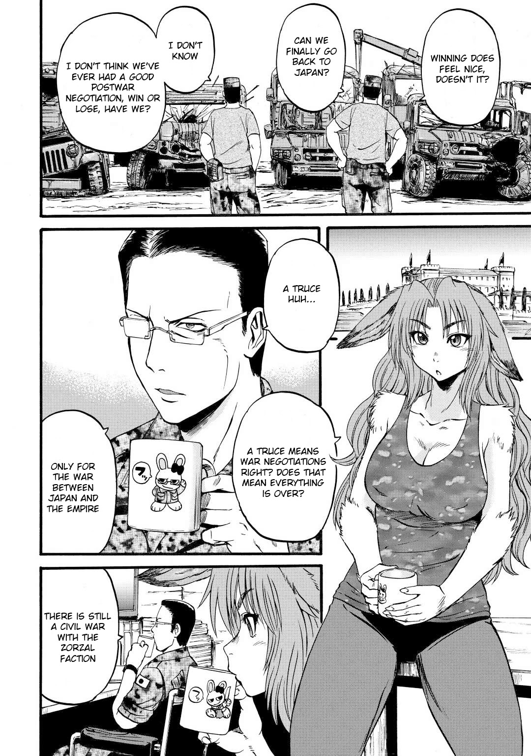 Gate – Jietai Kare no Chi nite, Kaku Tatakeri Chapter 110 - Page 4