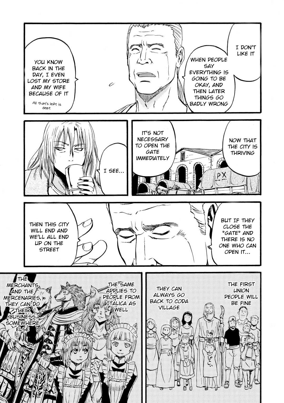 Gate – Jietai Kare no Chi nite, Kaku Tatakeri Chapter 111 - Page 21