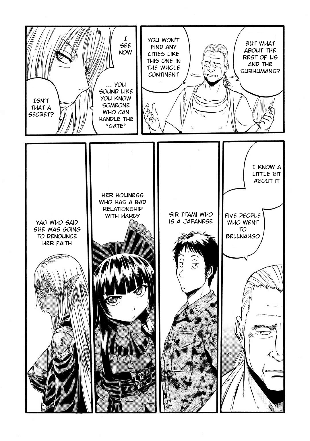 Gate – Jietai Kare no Chi nite, Kaku Tatakeri Chapter 111 - Page 22