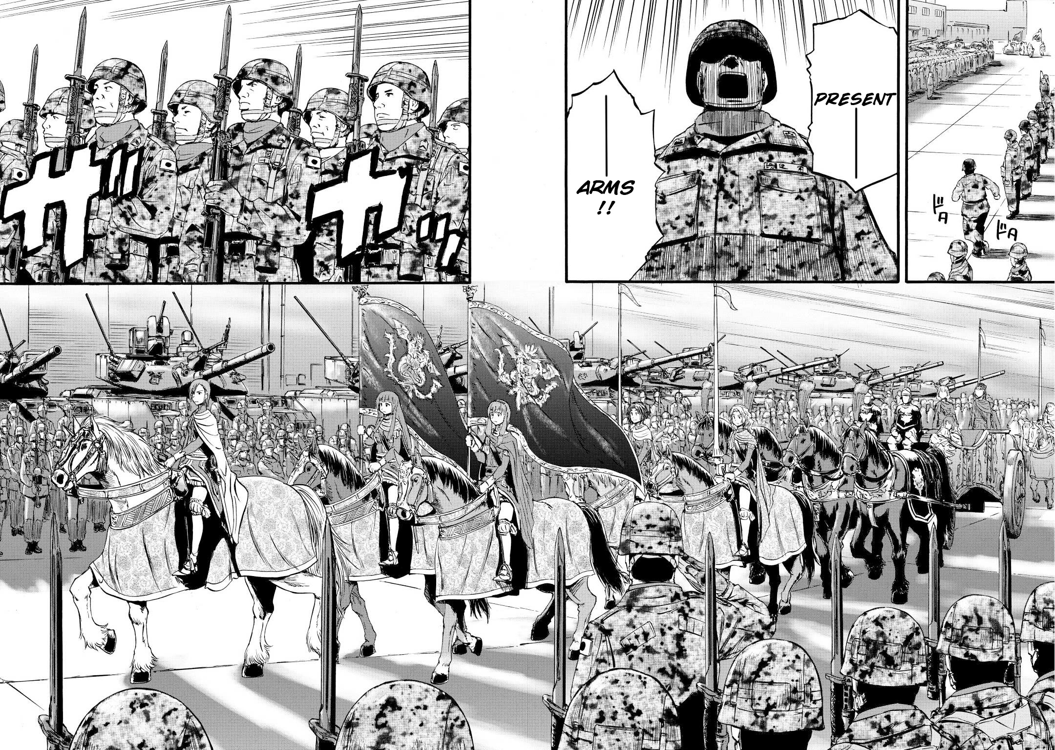 Gate – Jietai Kare no Chi nite, Kaku Tatakeri Chapter 111 - Page 34