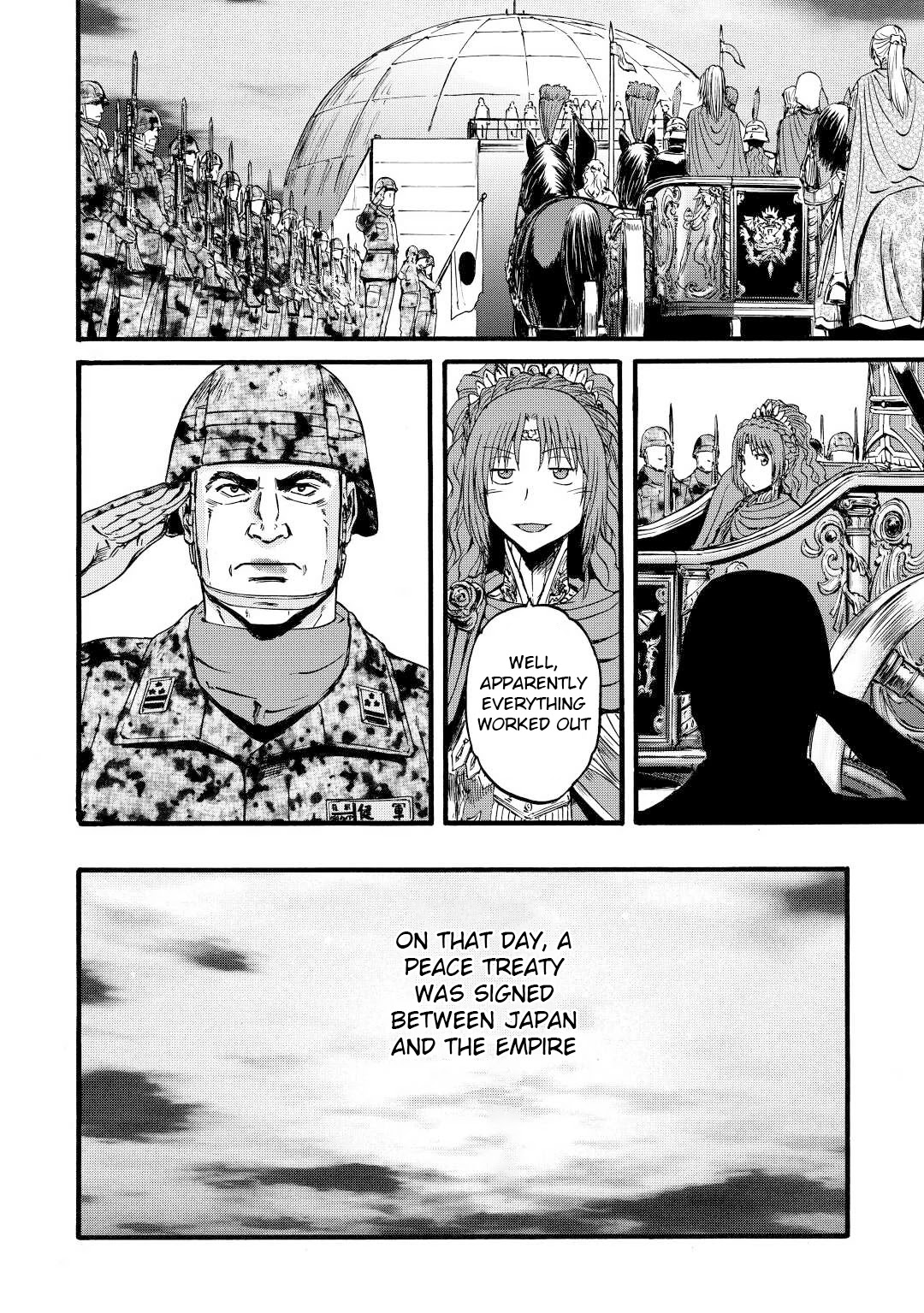 Gate – Jietai Kare no Chi nite, Kaku Tatakeri Chapter 111 - Page 35