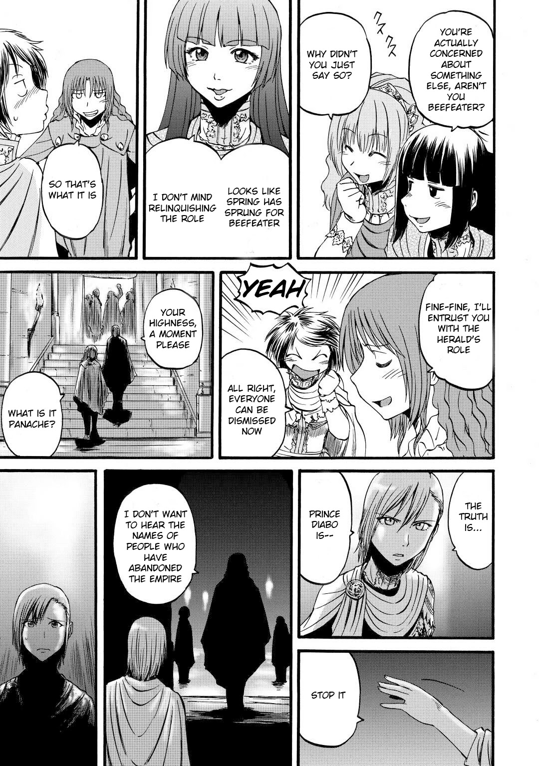 Gate – Jietai Kare no Chi nite, Kaku Tatakeri Chapter 111 - Page 9