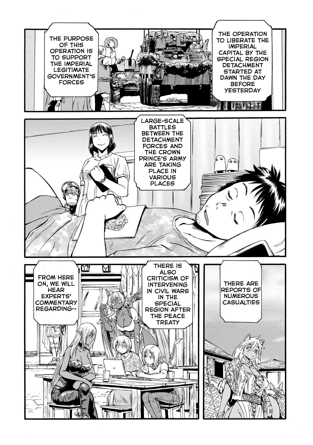 Gate – Jietai Kare no Chi nite, Kaku Tatakeri Chapter 116 - Page 11