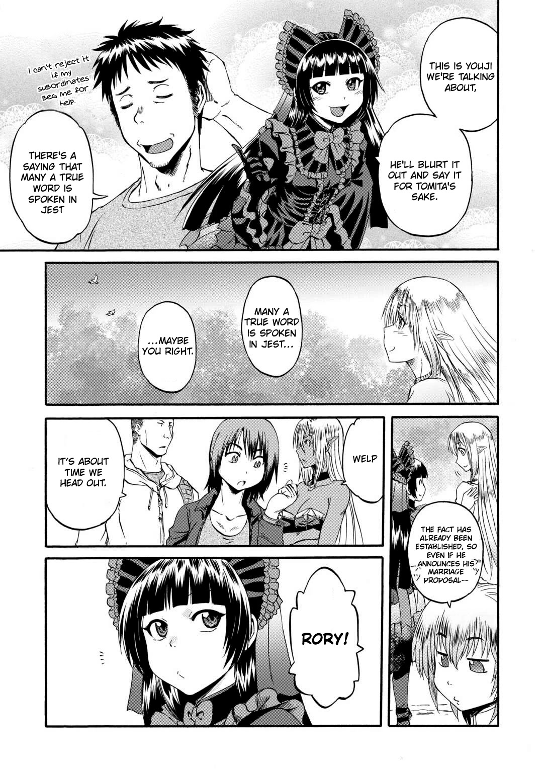 Gate – Jietai Kare no Chi nite, Kaku Tatakeri Chapter 123 - Page 26
