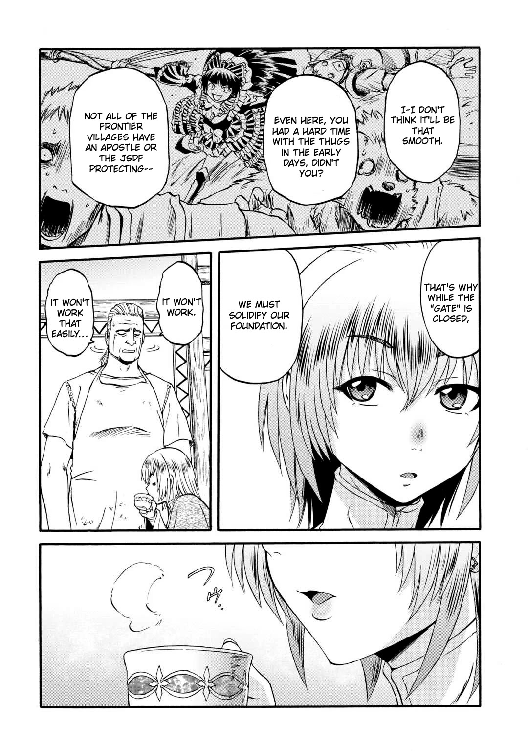 Gate – Jietai Kare no Chi nite, Kaku Tatakeri Chapter 123 - Page 33