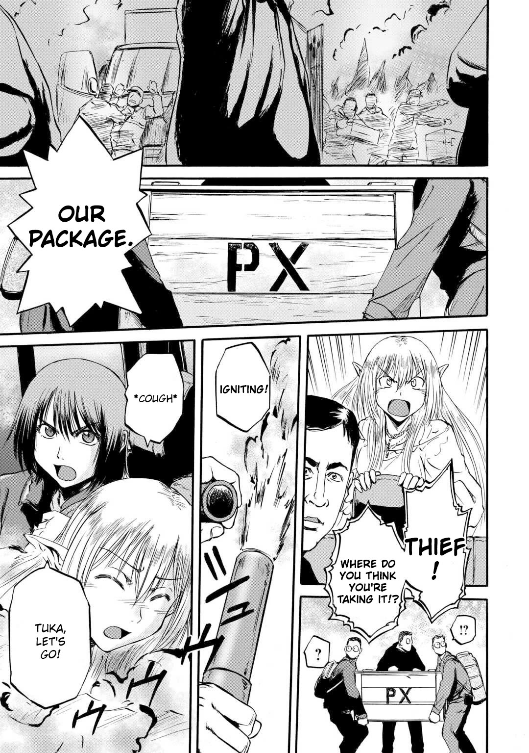 Gate – Jietai Kare no Chi nite, Kaku Tatakeri Chapter 125 - Page 28