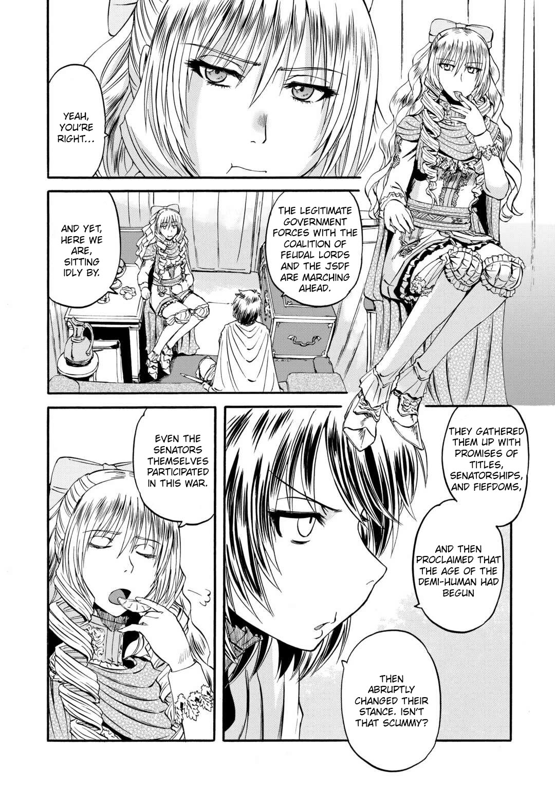 Gate – Jietai Kare no Chi nite, Kaku Tatakeri Chapter 126 - Page 15