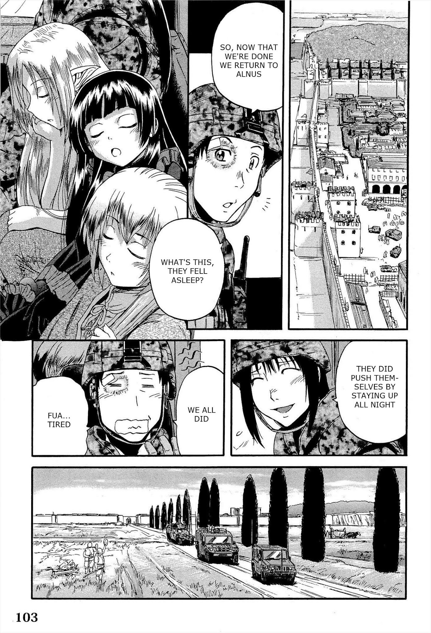 Gate – Jietai Kare no Chi nite, Kaku Tatakeri Chapter 13 - Page 13