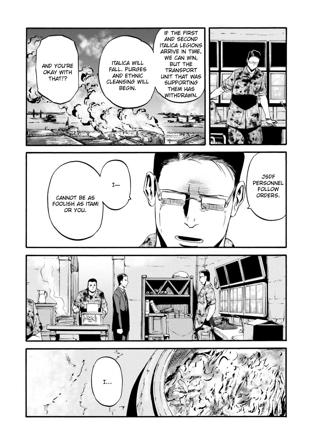 Gate – Jietai Kare no Chi nite, Kaku Tatakeri Chapter 131 - Page 21