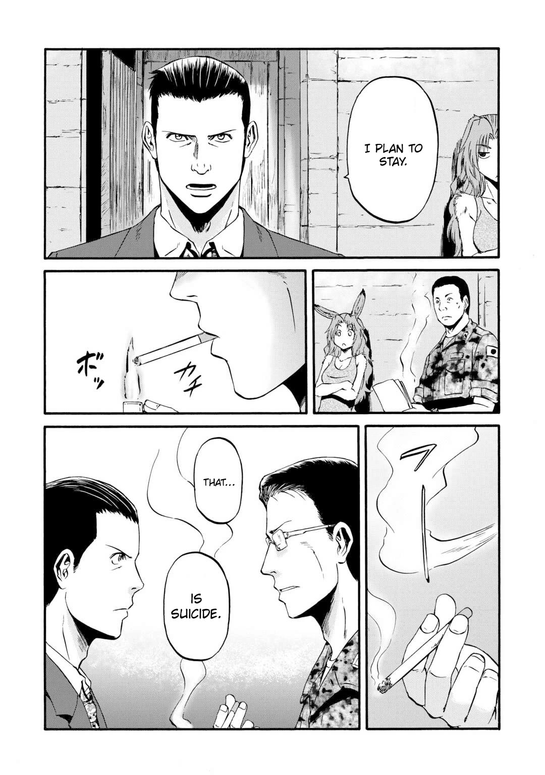 Gate – Jietai Kare no Chi nite, Kaku Tatakeri Chapter 131 - Page 22