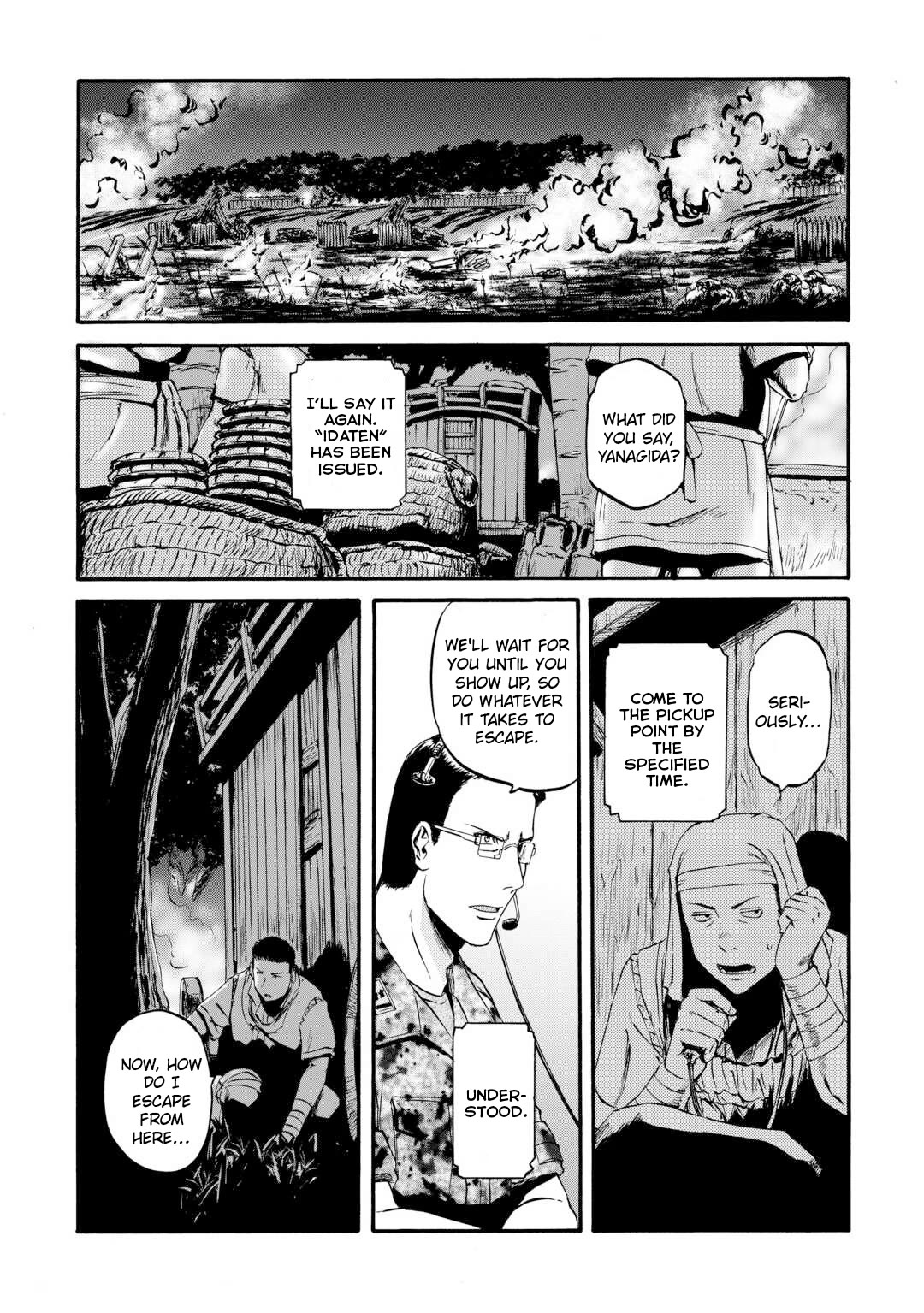 Gate – Jietai Kare no Chi nite, Kaku Tatakeri Chapter 131 - Page 28