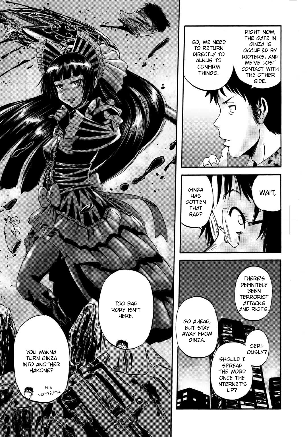 Gate – Jietai Kare no Chi nite, Kaku Tatakeri Chapter 135 - Page 12