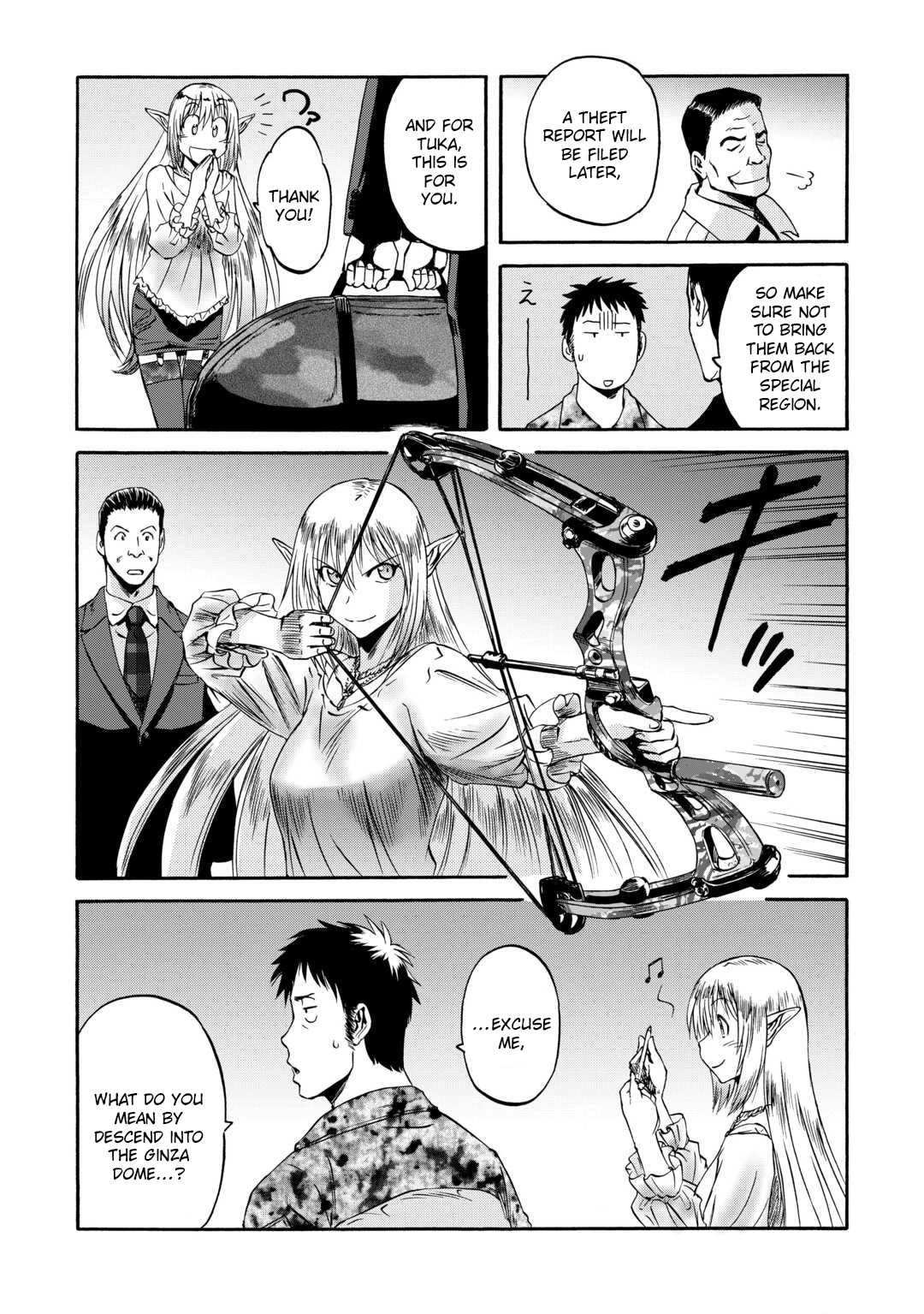 Gate – Jietai Kare no Chi nite, Kaku Tatakeri Chapter 135 - Page 33