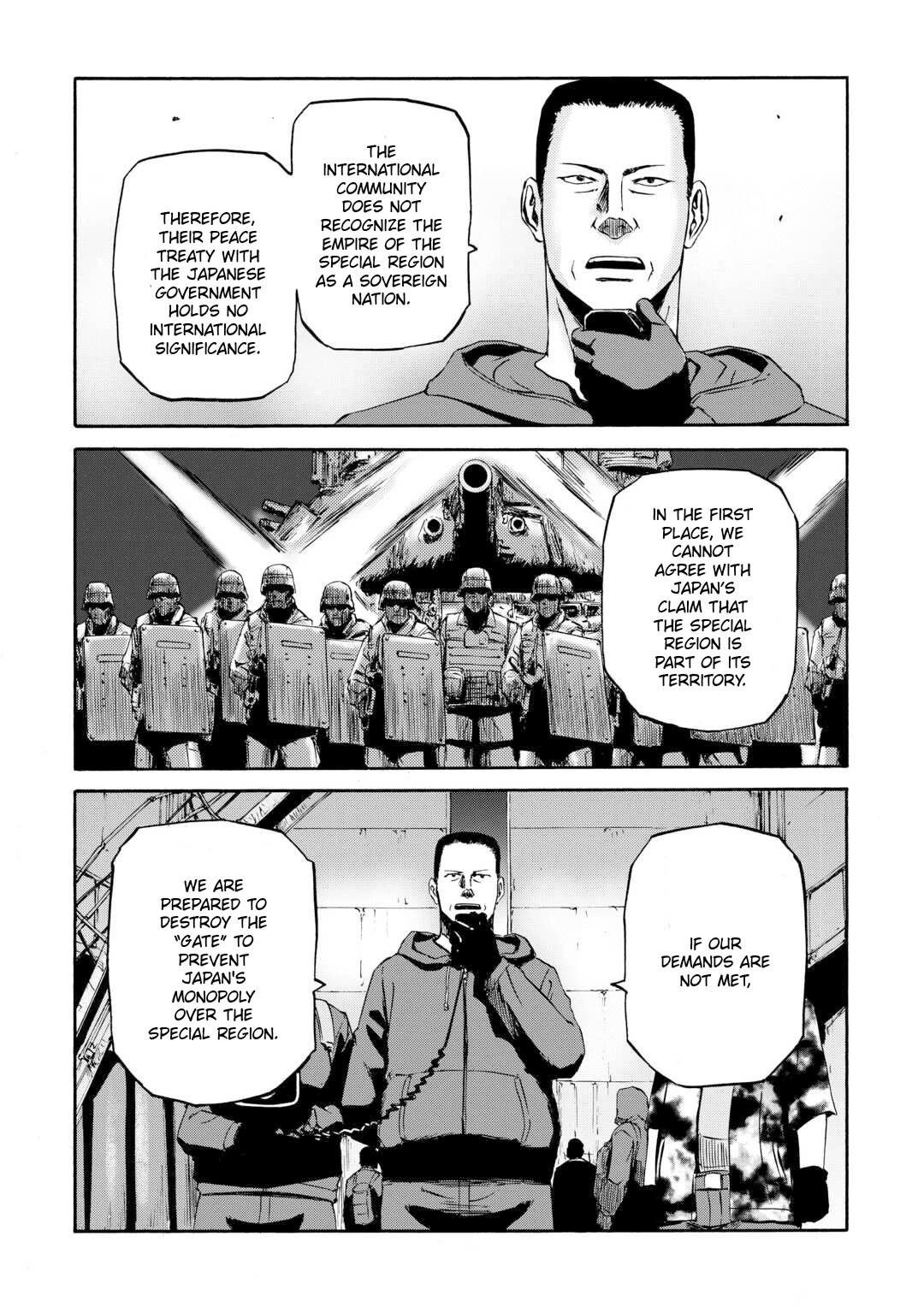 Gate – Jietai Kare no Chi nite, Kaku Tatakeri Chapter 136 - Page 19