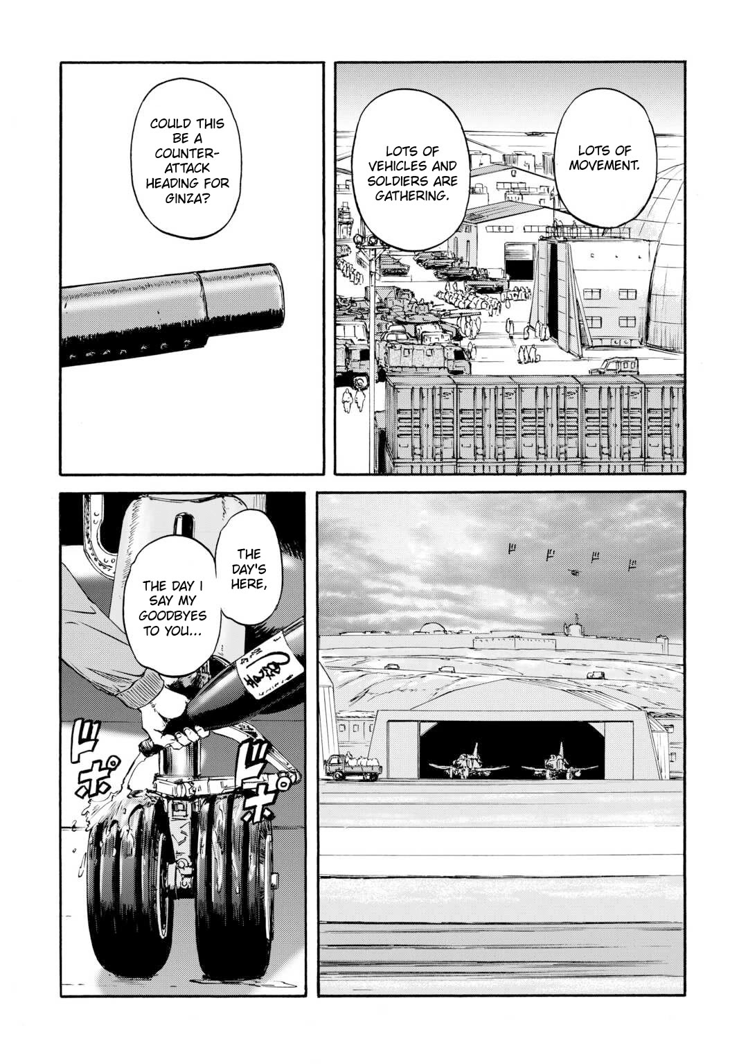 Gate – Jietai Kare no Chi nite, Kaku Tatakeri Chapter 136 - Page 28