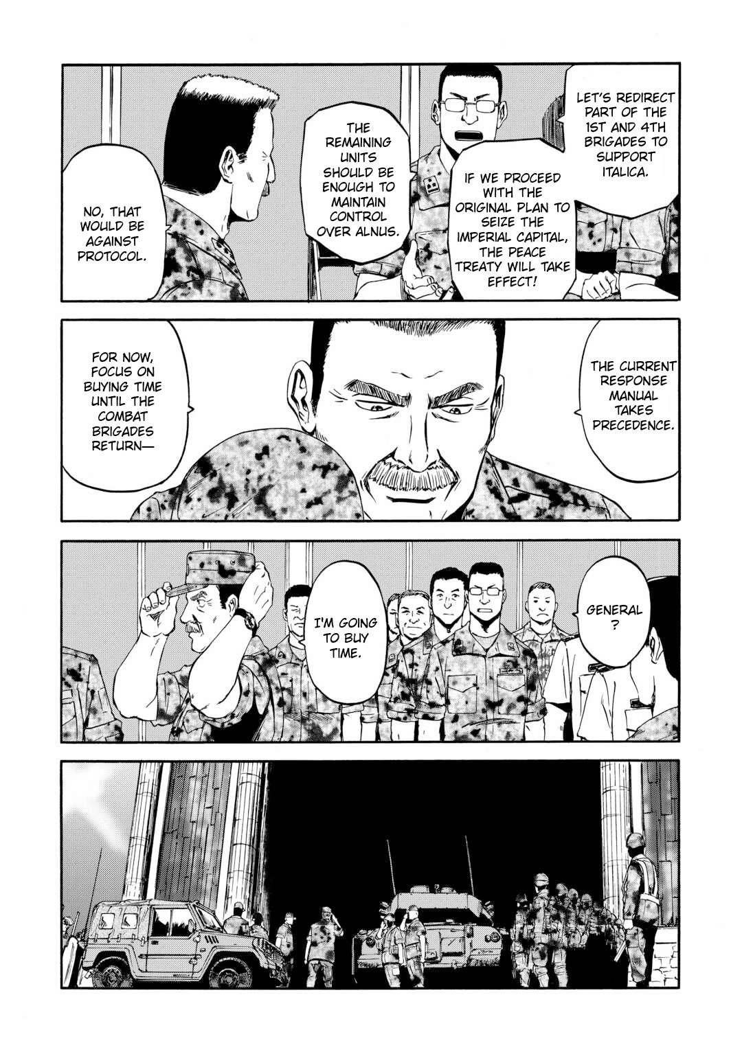 Gate – Jietai Kare no Chi nite, Kaku Tatakeri Chapter 139 - Page 28