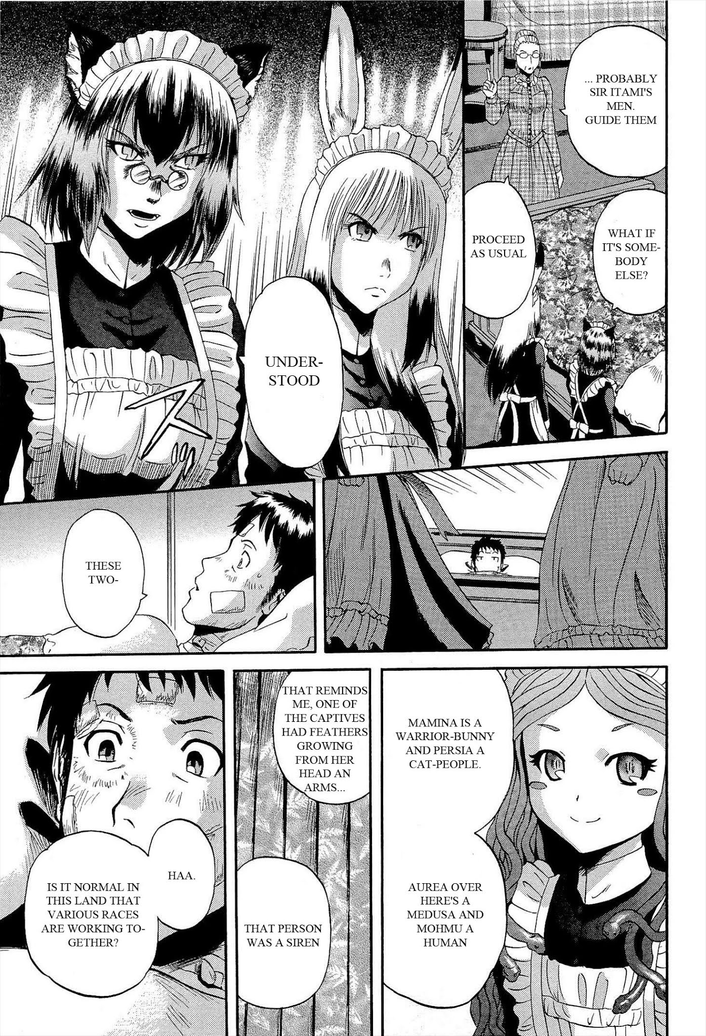 Gate – Jietai Kare no Chi nite, Kaku Tatakeri Chapter 14 - Page 13