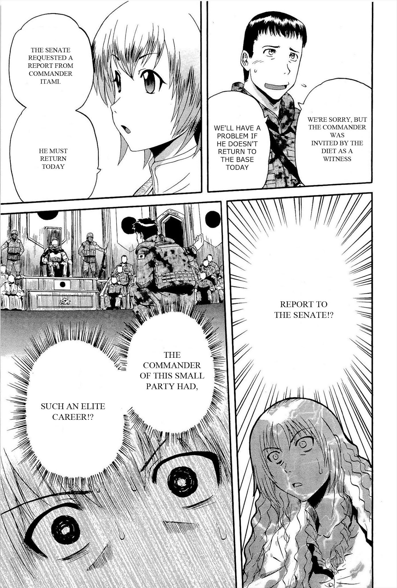 Gate – Jietai Kare no Chi nite, Kaku Tatakeri Chapter 14 - Page 33
