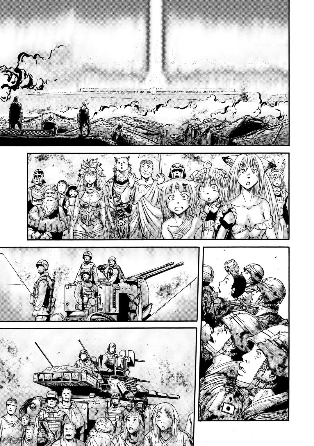 Gate – Jietai Kare no Chi nite, Kaku Tatakeri Chapter 141 - Page 35