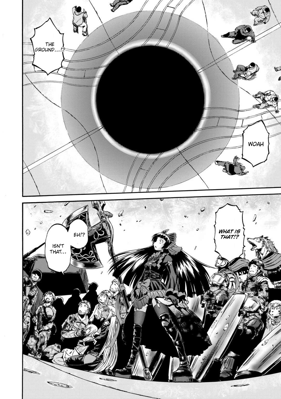 Gate – Jietai Kare no Chi nite, Kaku Tatakeri Chapter 141 - Page 38