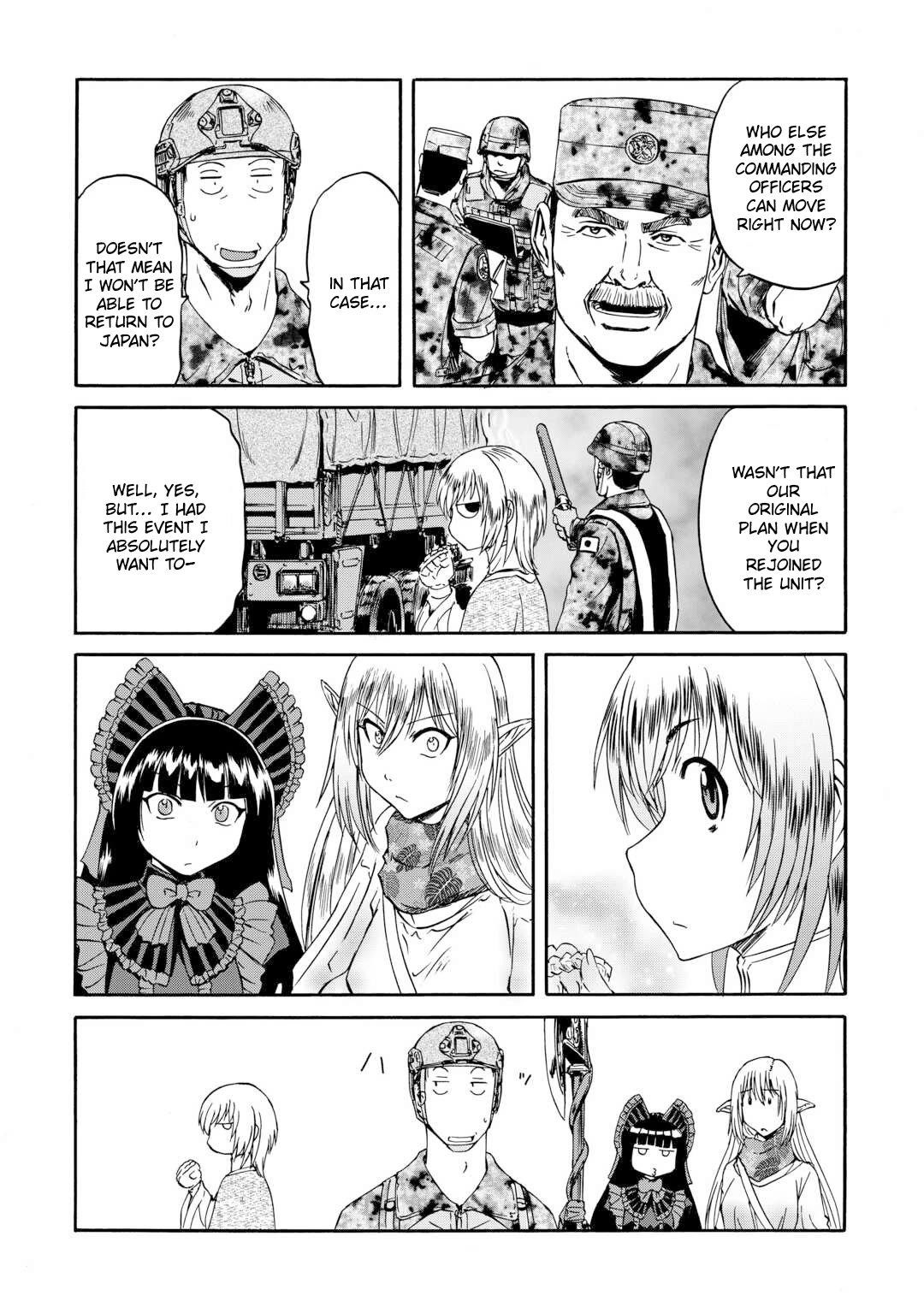 Gate – Jietai Kare no Chi nite, Kaku Tatakeri Chapter 142 - Page 13