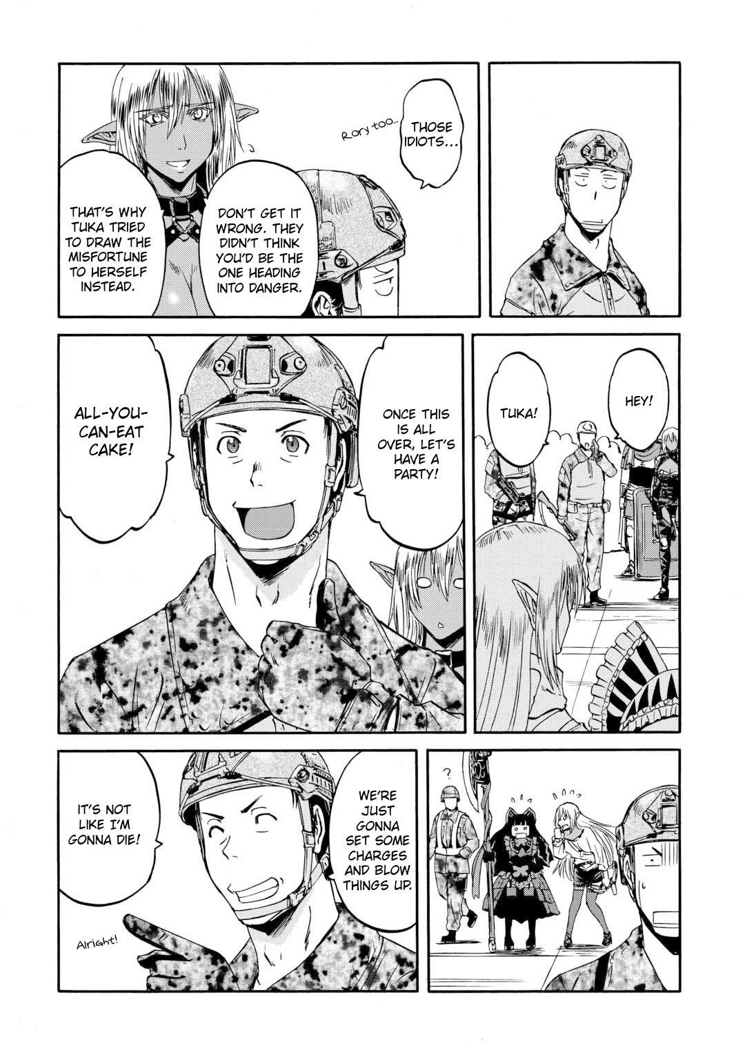 Gate – Jietai Kare no Chi nite, Kaku Tatakeri Chapter 142 - Page 17