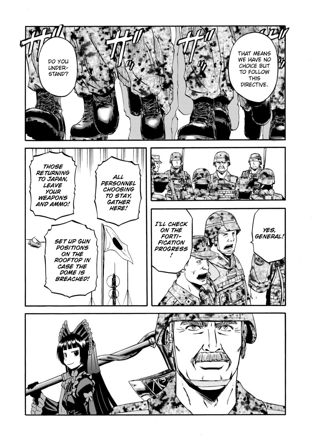 Gate – Jietai Kare no Chi nite, Kaku Tatakeri Chapter 142 - Page 21