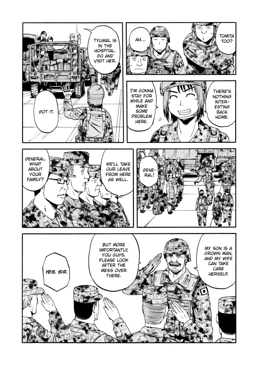 Gate – Jietai Kare no Chi nite, Kaku Tatakeri Chapter 142 - Page 23