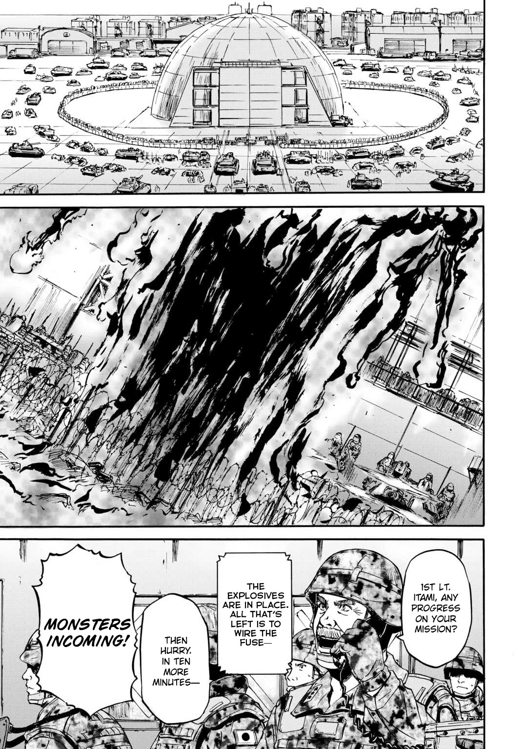 Gate – Jietai Kare no Chi nite, Kaku Tatakeri Chapter 142 - Page 38
