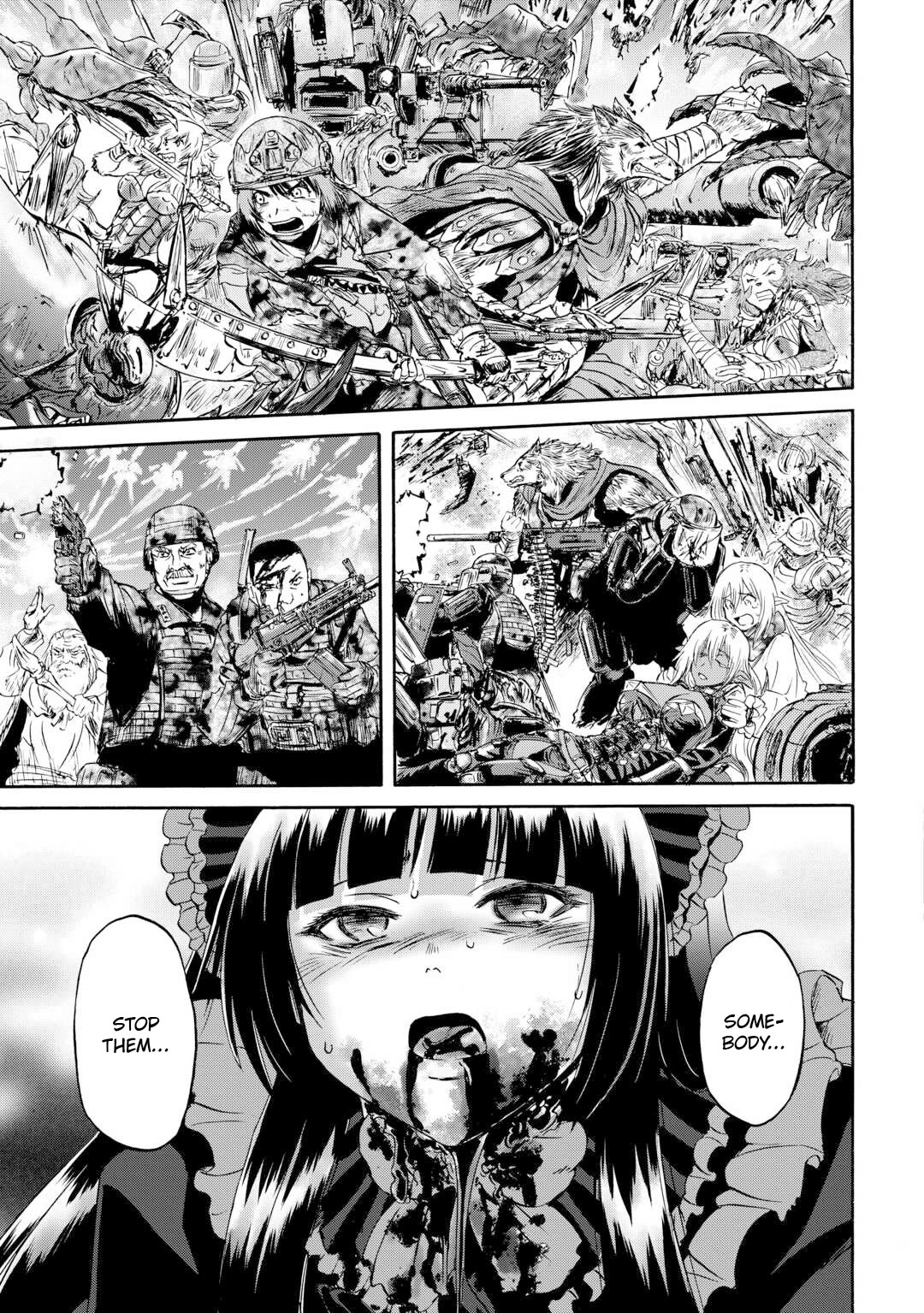 Gate – Jietai Kare no Chi nite, Kaku Tatakeri Chapter 143.1 - Page 19
