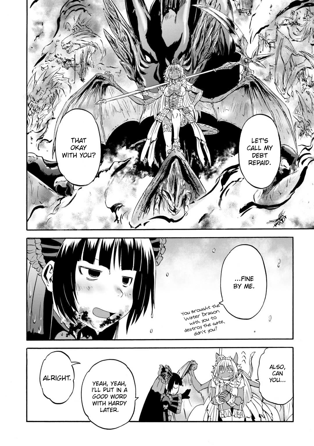 Gate – Jietai Kare no Chi nite, Kaku Tatakeri Chapter 143.1 - Page 27