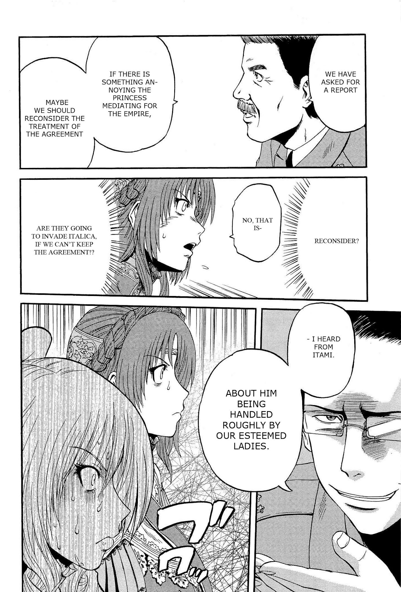 Gate – Jietai Kare no Chi nite, Kaku Tatakeri Chapter 15 - Page 21