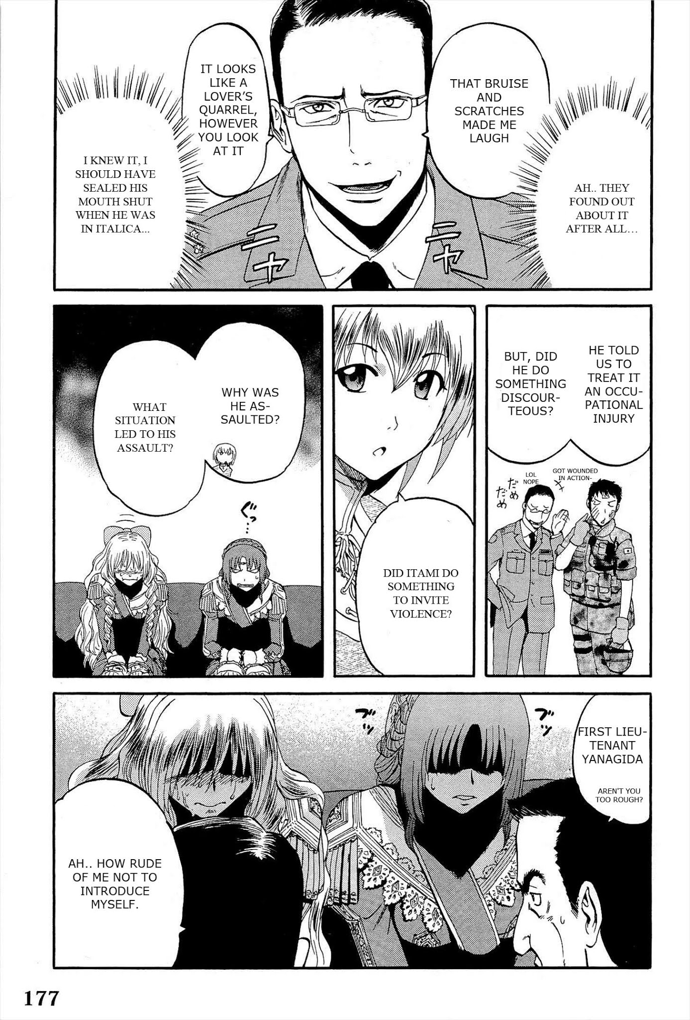 Gate – Jietai Kare no Chi nite, Kaku Tatakeri Chapter 15 - Page 22