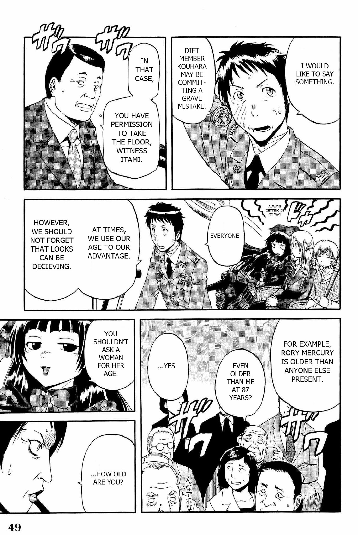 Gate – Jietai Kare no Chi nite, Kaku Tatakeri Chapter 18 - Page 21