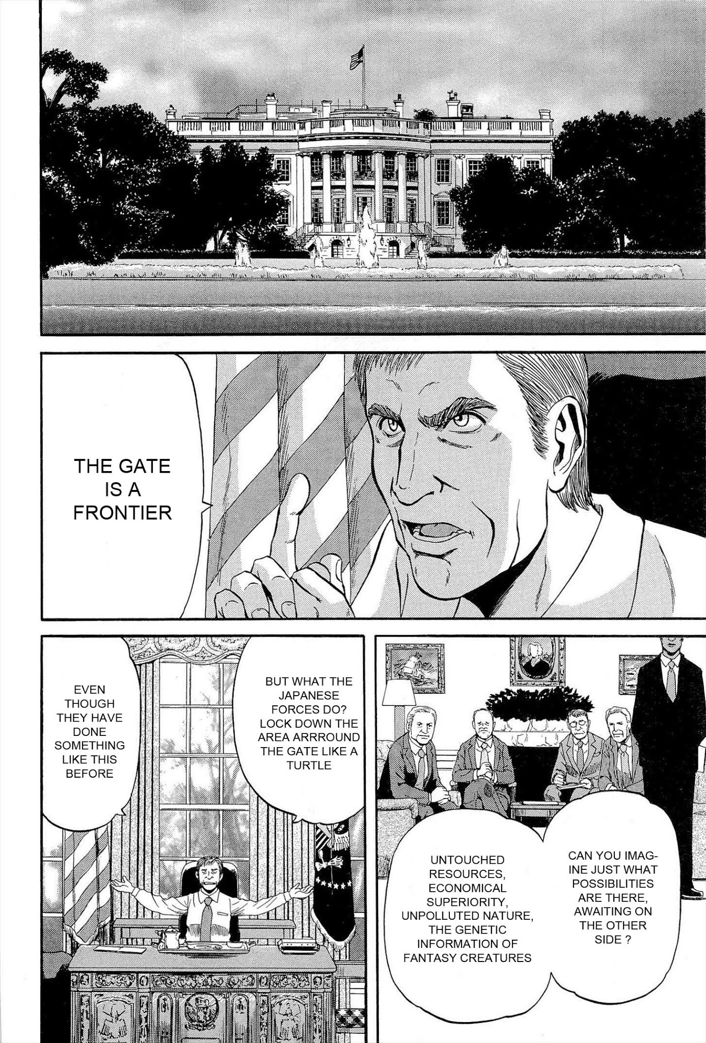 Gate – Jietai Kare no Chi nite, Kaku Tatakeri Chapter 2 - Page 1