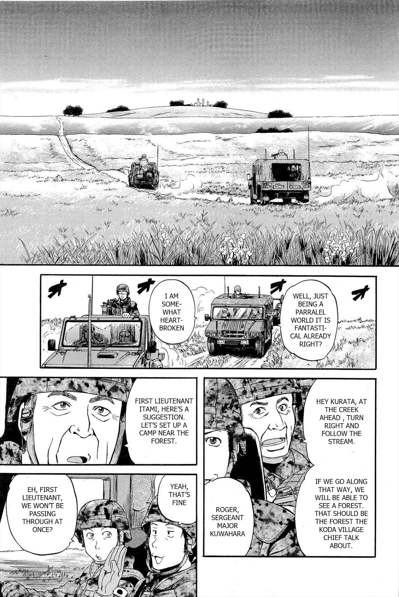 Gate – Jietai Kare no Chi nite, Kaku Tatakeri Chapter 2 - Page 11