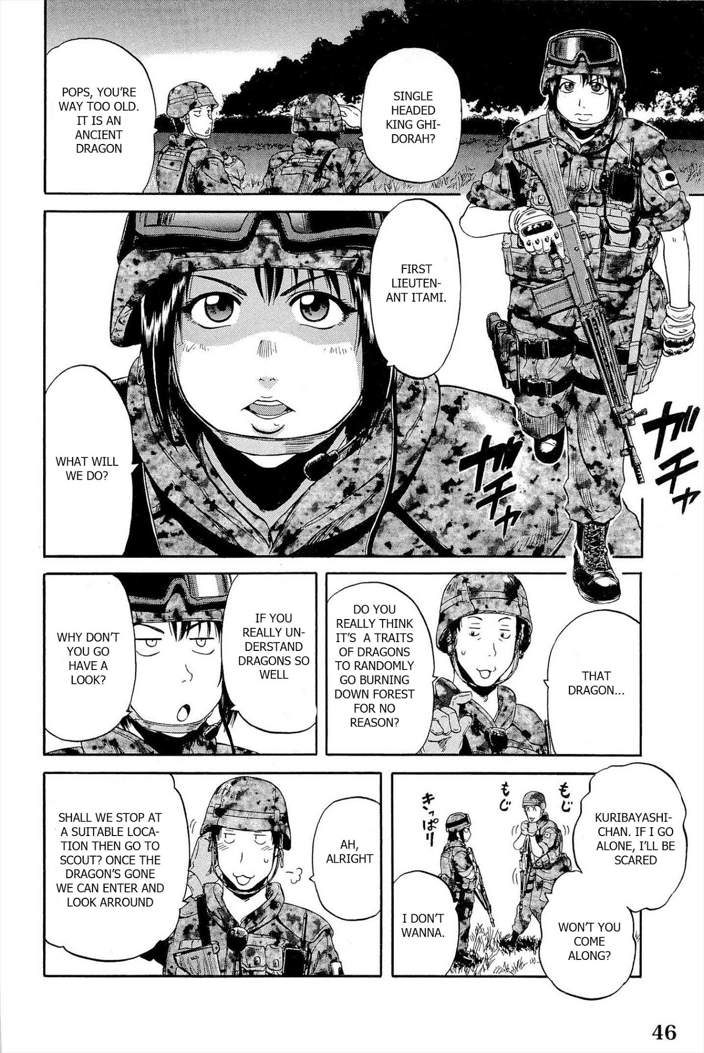 Gate – Jietai Kare no Chi nite, Kaku Tatakeri Chapter 2 - Page 14