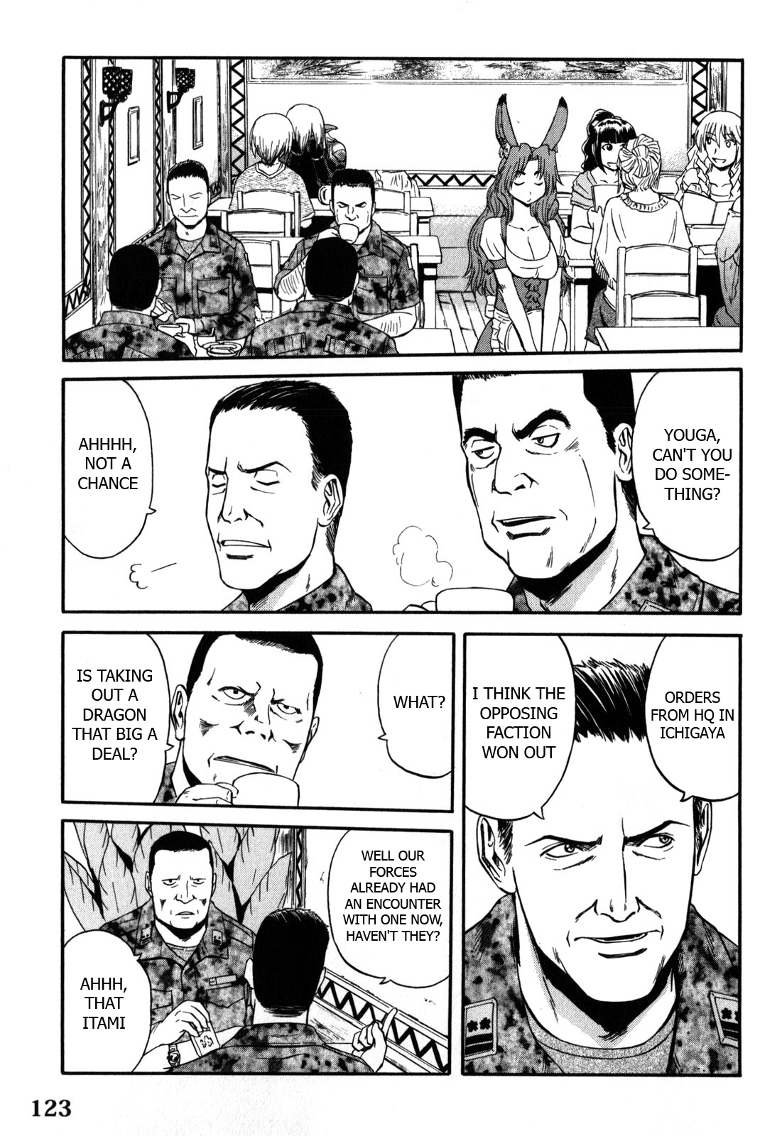Gate – Jietai Kare no Chi nite, Kaku Tatakeri Chapter 28 - Page 13