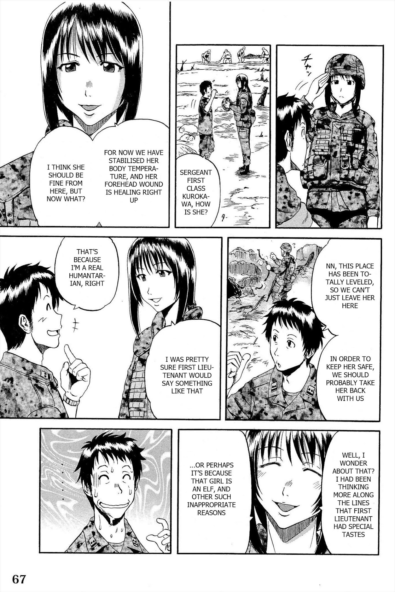 Gate – Jietai Kare no Chi nite, Kaku Tatakeri Chapter 3 - Page 17