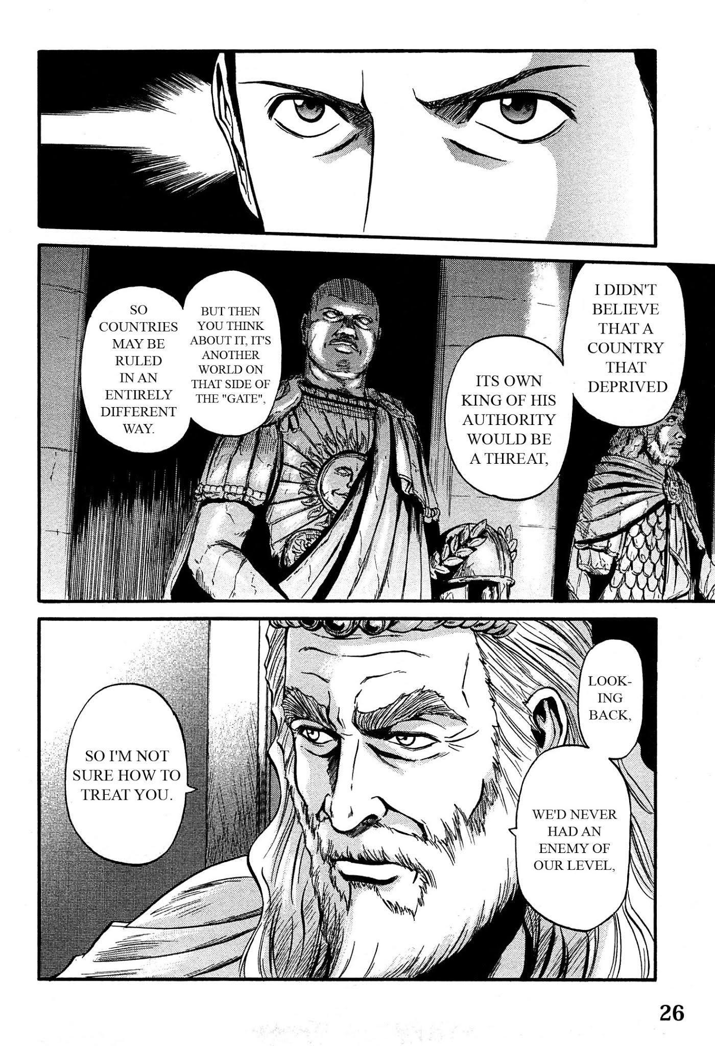 Gate – Jietai Kare no Chi nite, Kaku Tatakeri Chapter 32 - Page 26