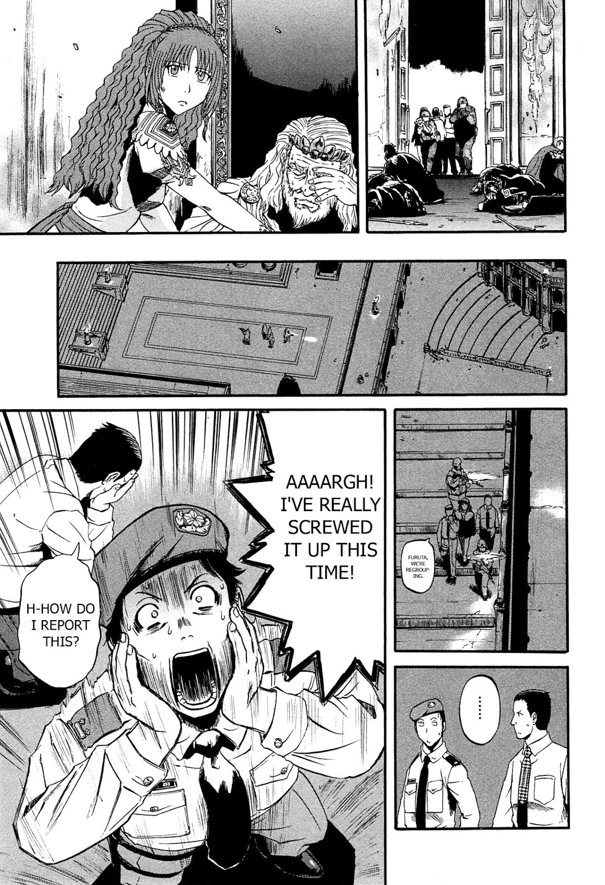 Gate – Jietai Kare no Chi nite, Kaku Tatakeri Chapter 34 - Page 21