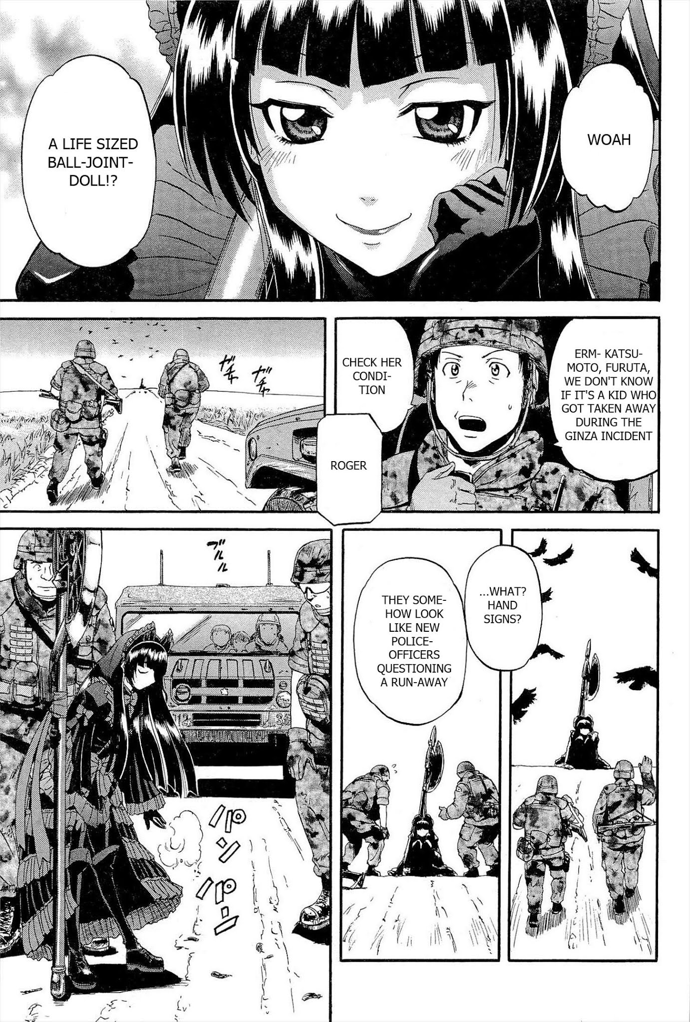 Gate – Jietai Kare no Chi nite, Kaku Tatakeri Chapter 5 - Page 15