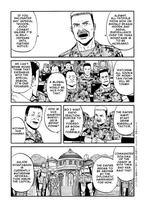 Gate – Jietai Kare no Chi nite, Kaku Tatakeri Chapter 55 - Page 9