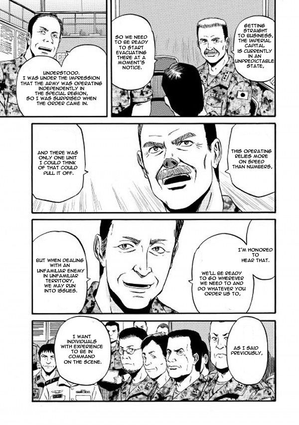 Gate – Jietai Kare no Chi nite, Kaku Tatakeri Chapter 61.1 - Page 6
