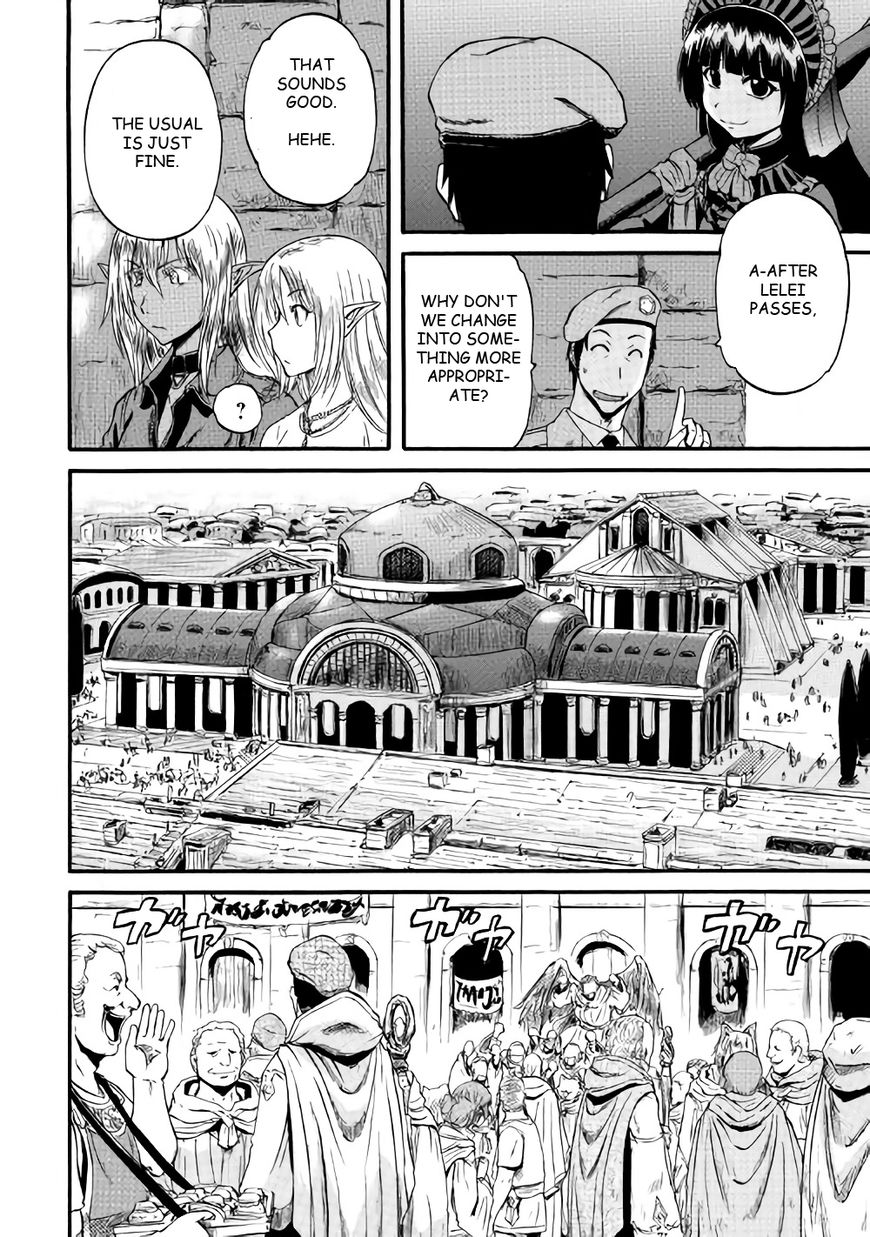 Gate – Jietai Kare no Chi nite, Kaku Tatakeri Chapter 67 - Page 34