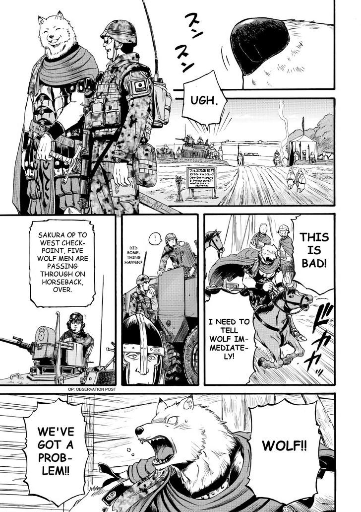 Gate – Jietai Kare no Chi nite, Kaku Tatakeri Chapter 69.5 - Page 3