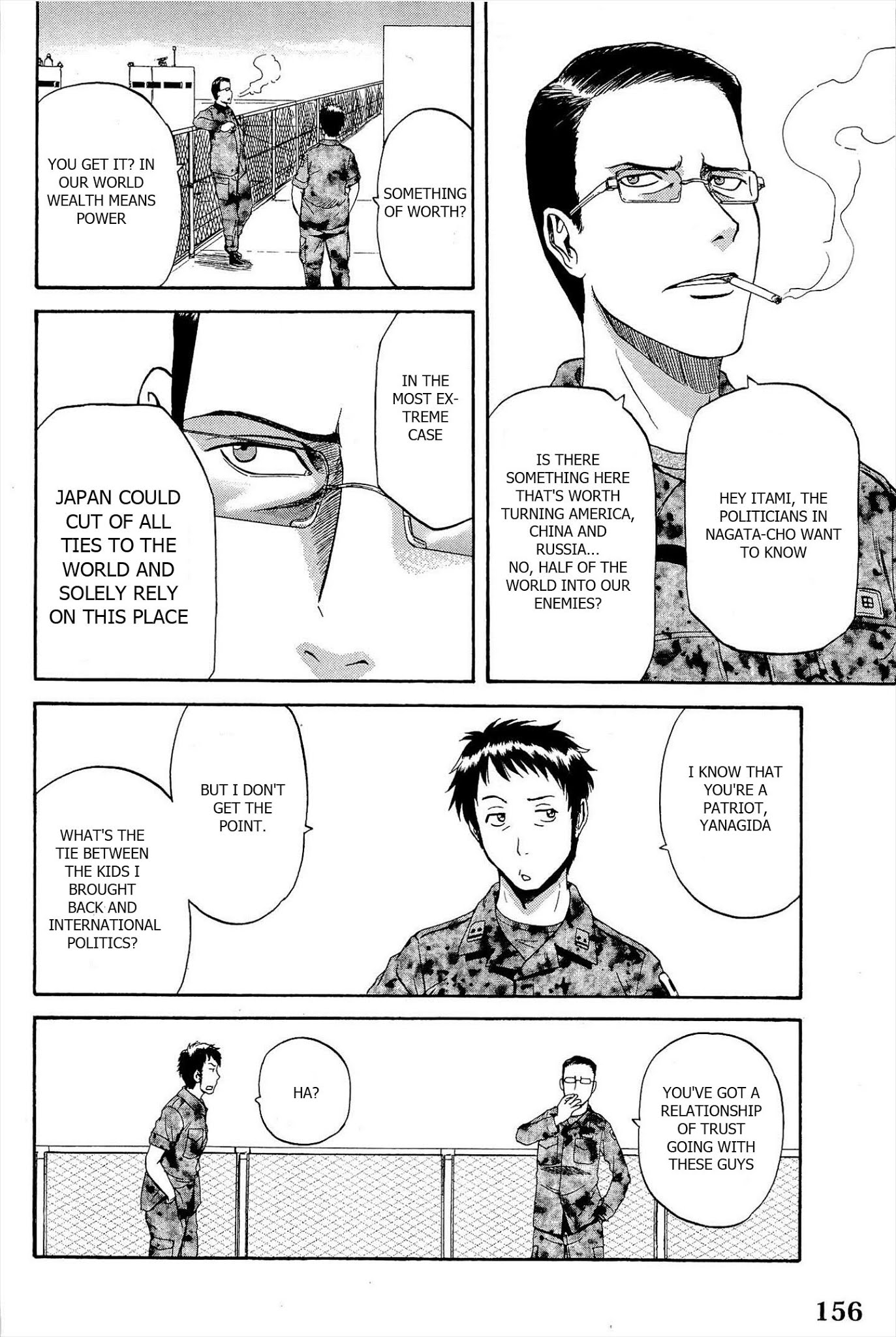 Gate – Jietai Kare no Chi nite, Kaku Tatakeri Chapter 7 - Page 14