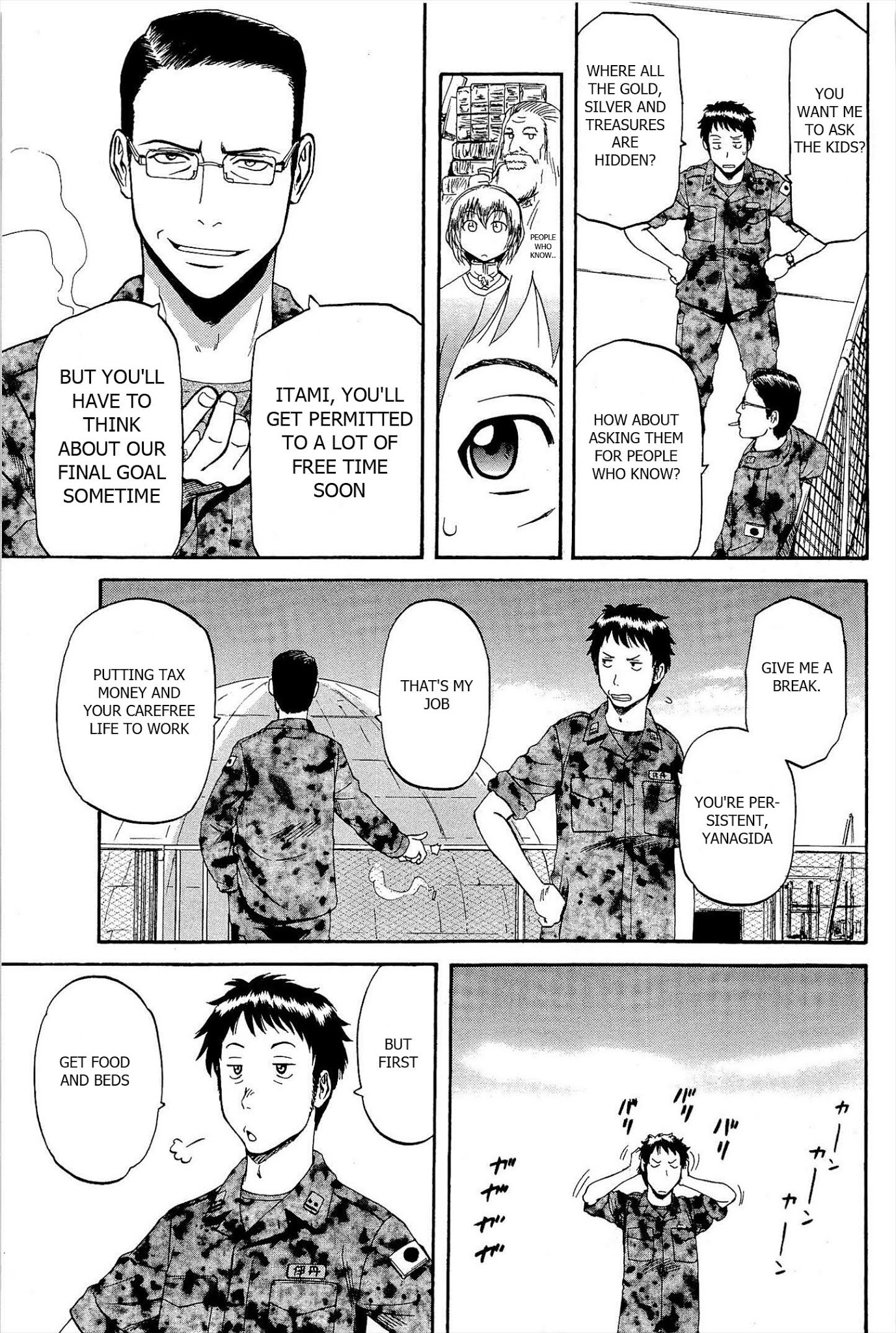 Gate – Jietai Kare no Chi nite, Kaku Tatakeri Chapter 7 - Page 15
